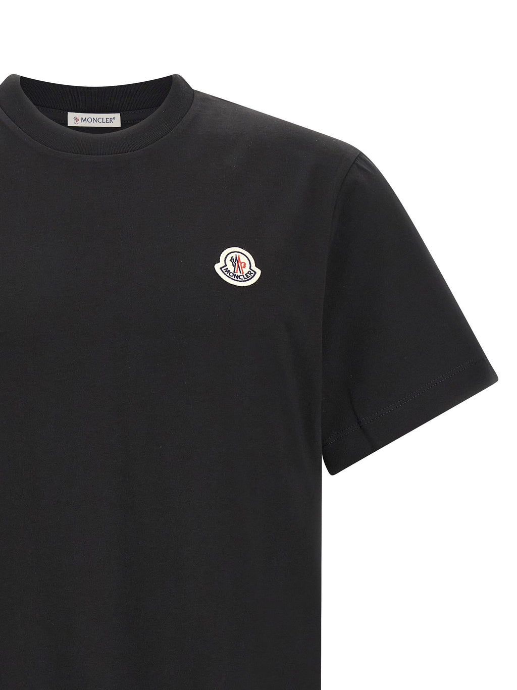 Moncler Black Cotton T-Shirt