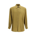 Valentino Garavani Beige Silk Dress Shirt