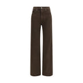 Jacob Cohen Brown Cotton Straight-Leg Jeans