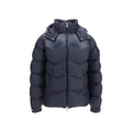 Moncler Blue Goose Down Full-Length Jacket
