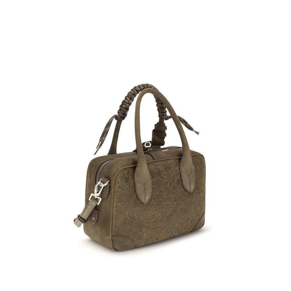 Golden Goose Army Calf Leather Bos Taurus Handbag