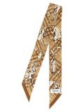 Burberry Beige Satin Foulard