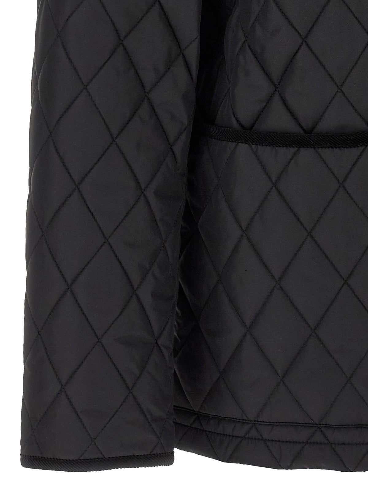 Burberry Black Polyamide Full-Length Jacket