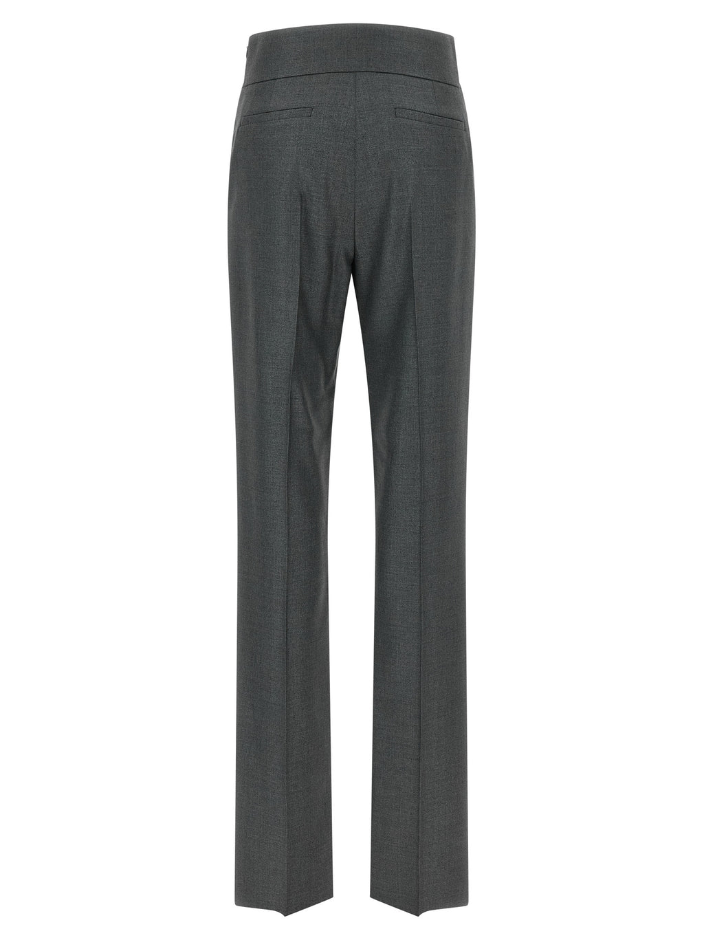 Valentino Garavani Gray Virgin Wool Dress Pants